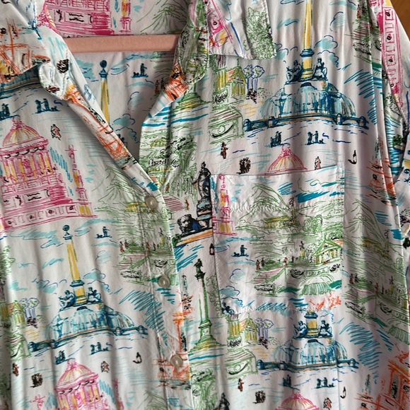 Travel button down print - Picture 3 of 3